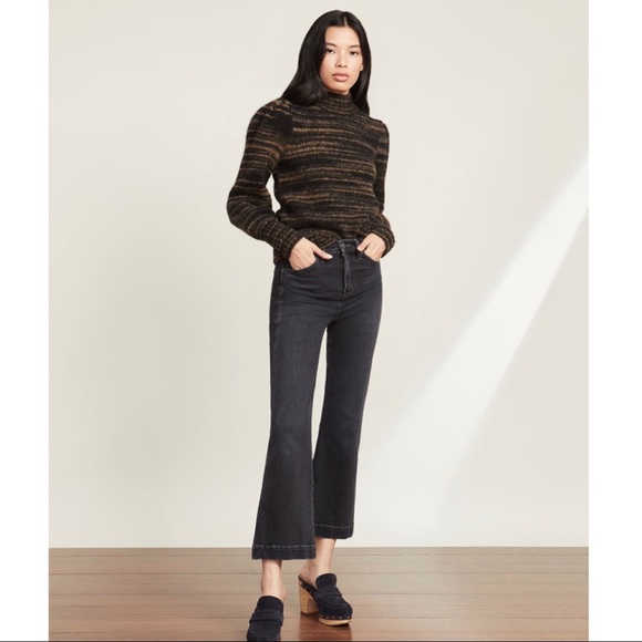 NEW VERONICA BEARD FUZZY MOCK NECK SWEATER - Picture 9 of 9